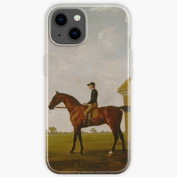 George Stubbs - Turf, avec Jockey Up, à Newmarket. 1765 Coque souple iPhone