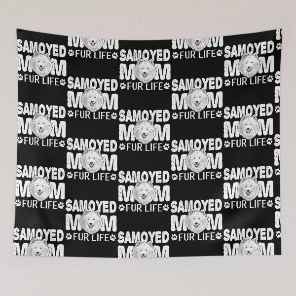 Item preview, Samoyed Mom For Life Dog Pun designed and sold by fatamyfan1.