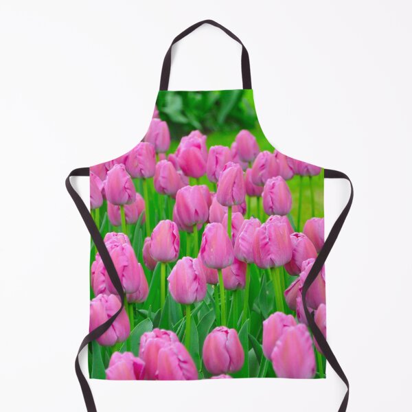 Item preview, Pink Tulips Round Photo Square Frame designed and sold by Redinsart.