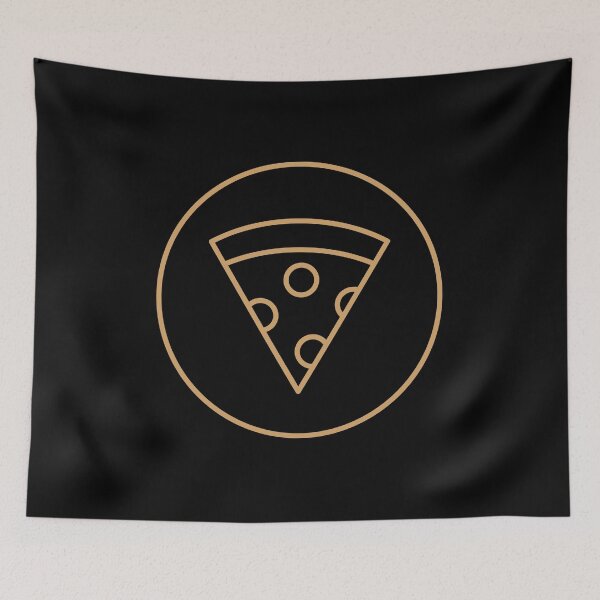 Item preview, Cute Golden Pizza logo designed and sold by Maria Simone.