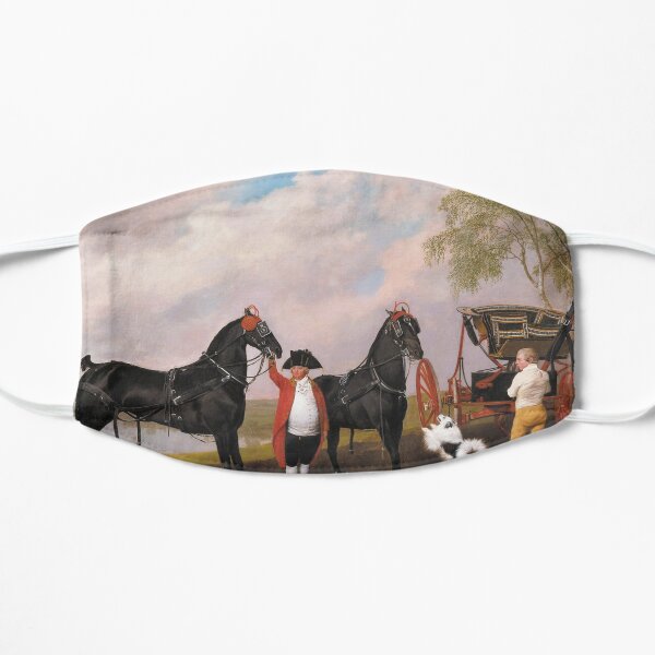 George Stubbs - The Prince Of Waless Phaeton 1793 Flat Mask