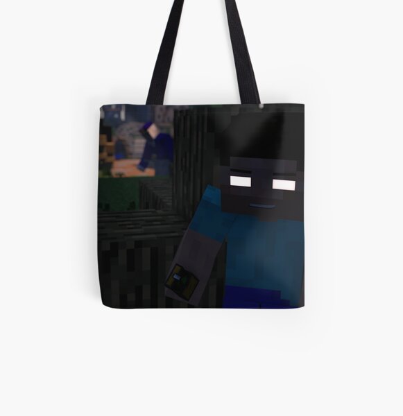 Herobrine Bags Redbubble - blue mist nova skin roblox