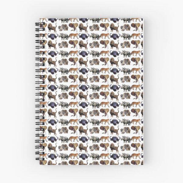 Item preview, Linear African Big Five Pattern designed and sold by TeeZoneZtore.