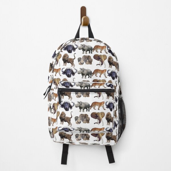 Item preview, Linear African Big Five Pattern designed and sold by TeeZoneZtore.
