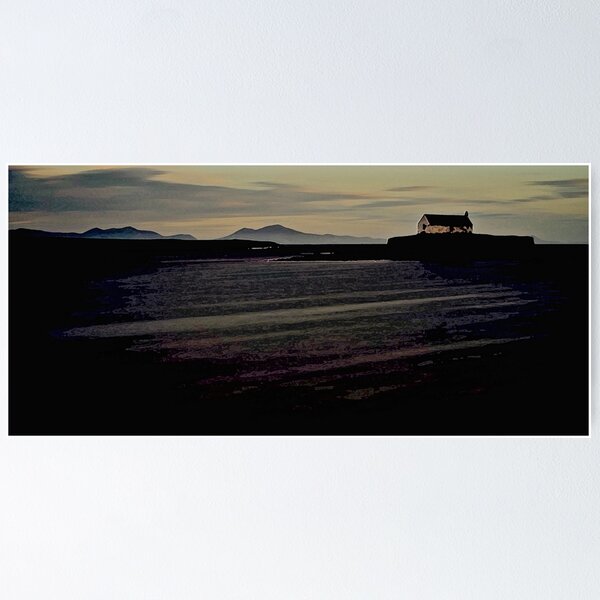 Item preview, THE CHURCH OF ST. CWYFAN IN THE DARK CRUEL SEA designed and sold by NICK COBURN PHILLIPS.