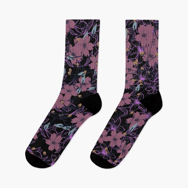 Item preview, purple floral design designed and sold by Sharon111.