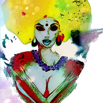 Artwork thumbnail, Bird Queen by lesinfin