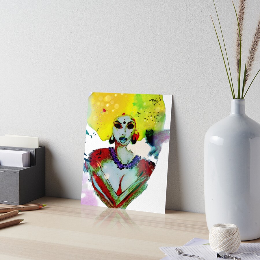 Item preview, Art Board Print designed and sold by lesinfin.