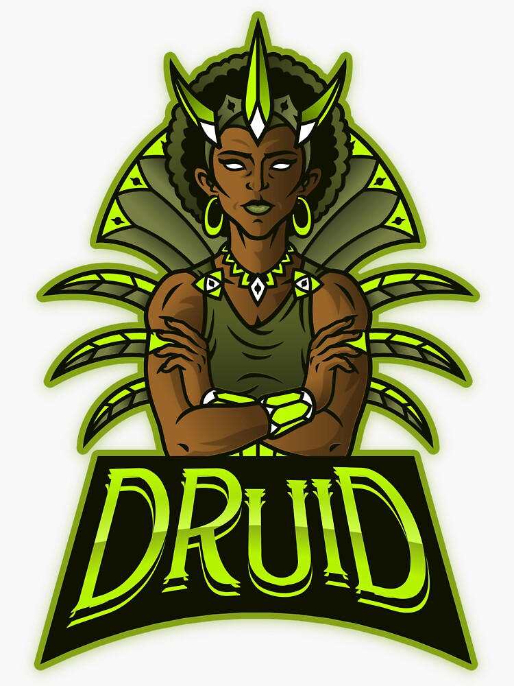 Dnd Druid Sticker For Sale By Gadflynet Redbubble 1466