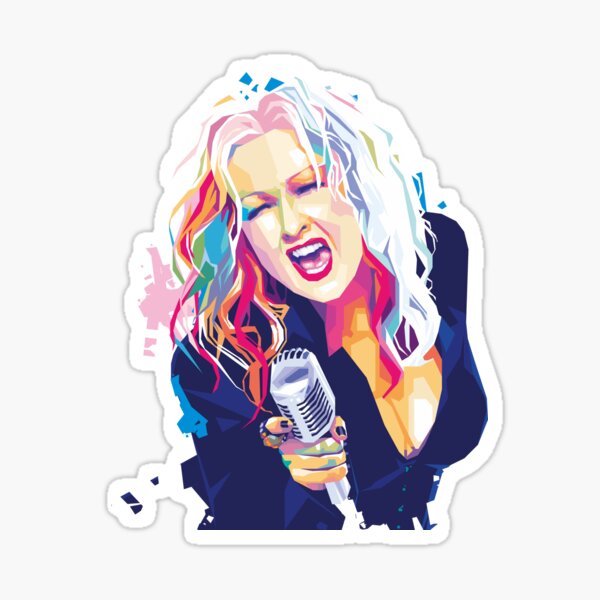 "Cyndi Lauper" Sticker for Sale by Denidenot Redbubble