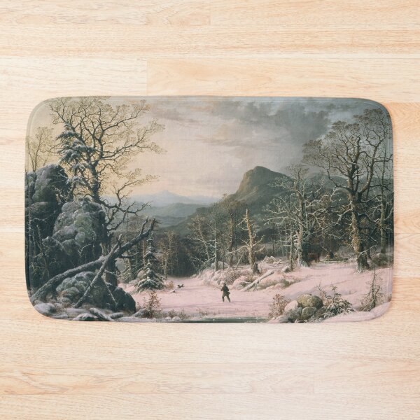 Item preview, George Henry Durrie - Hunter In Winter Wood1860 designed and sold by artcenter.