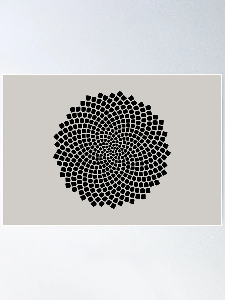 3D Wall Art, Fibonacci Sunflower