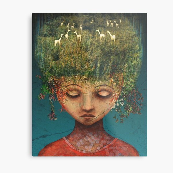 Quietly Wild Metal Print