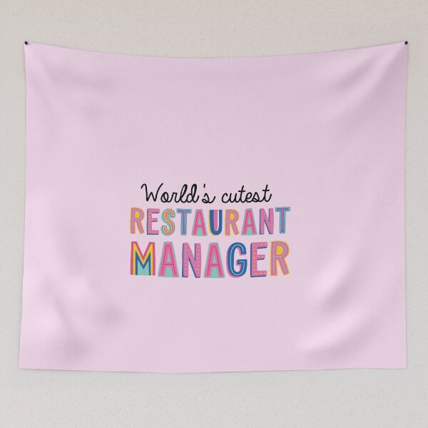 Item preview, Restaurant Manager Gifts | World's cutest Restaurant Manager designed and sold by betternotes.