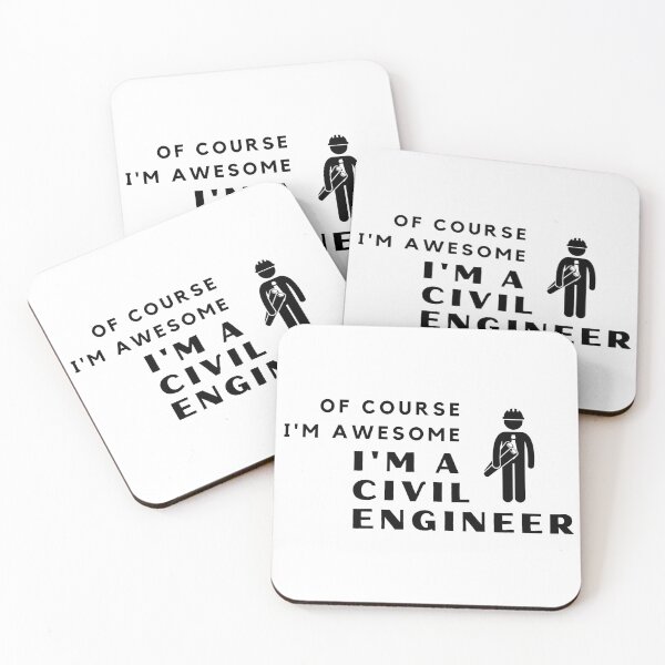 Item preview, Of Course I'm Awesome, I'm A Civil Engineer designed and sold by nincee.