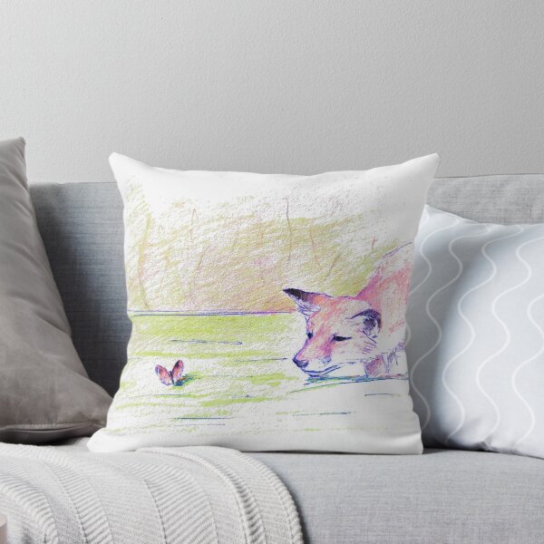 Item preview, Doodle de zorro y mariposa designed and sold by Celestedmorrow.