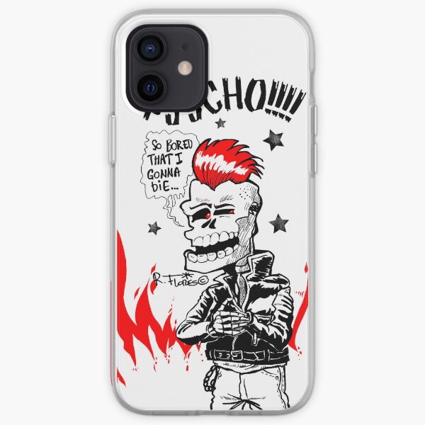 Psychobilly Skull !!! (1) Funda blanda para iPhone