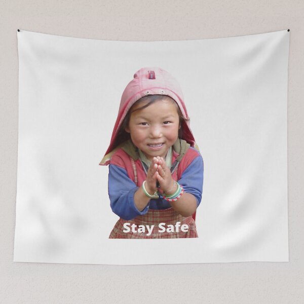 Item preview, Stay Safe Nepal child. designed and sold by Bagsyrose.