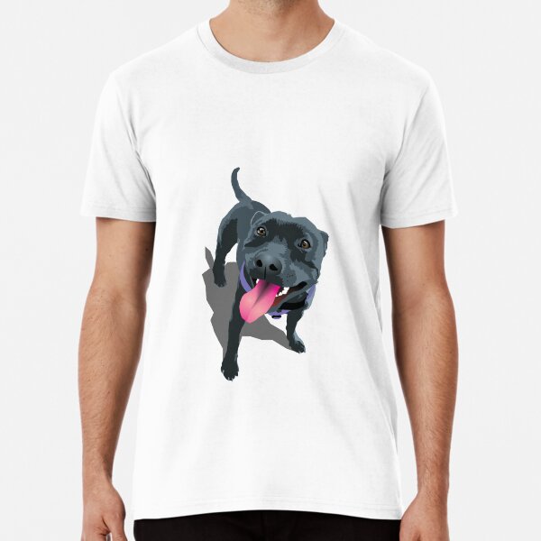 Staffy White Premium T-Shirt
