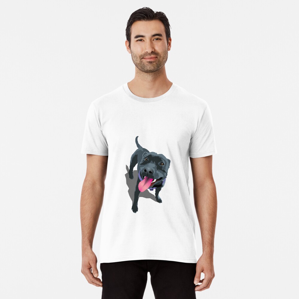 Staffy White Premium T-Shirt