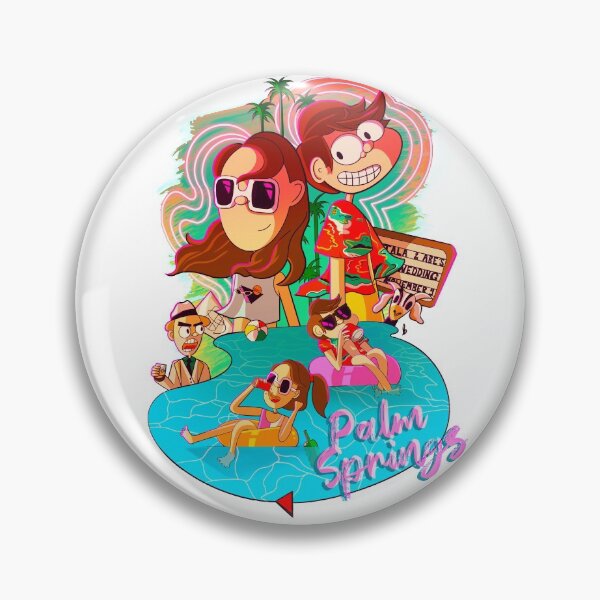 Item preview, Palm Springs movie... as a cartoon designed and sold by munchkinboutiq.