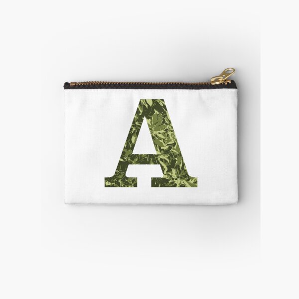 Item preview, a alphabet letter A, alpha - monogram green designed and sold by patternsplus.