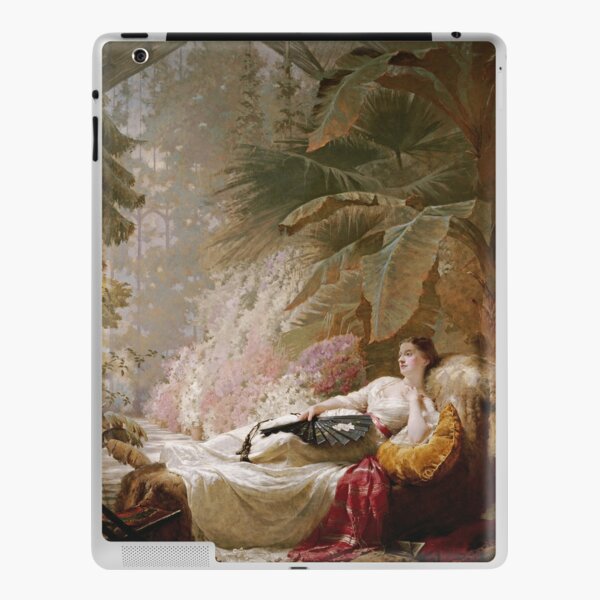 George Elgar Hicks - Portrait Of Adelaide Maria Guinness iPad Skin