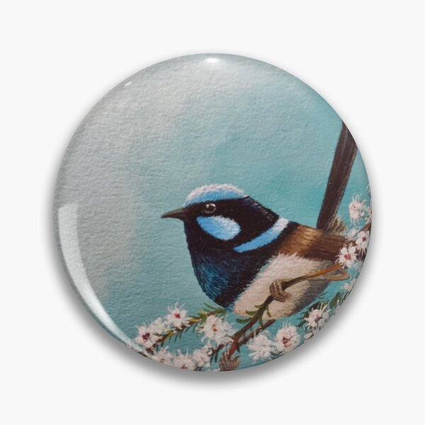 Item preview, Blue fairy wren designed and sold by Wendy Olsen.