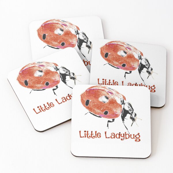 Item preview, Little Ladybug (text) designed and sold by vdwaltDesign.