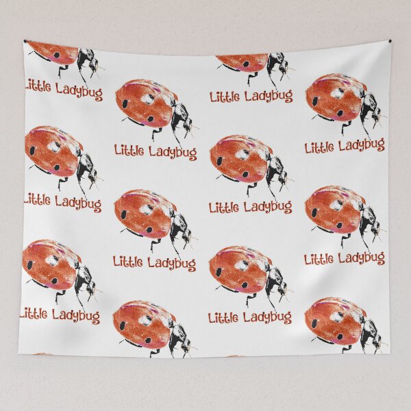 Item preview, Little Ladybug (text) designed and sold by vdwaltDesign.