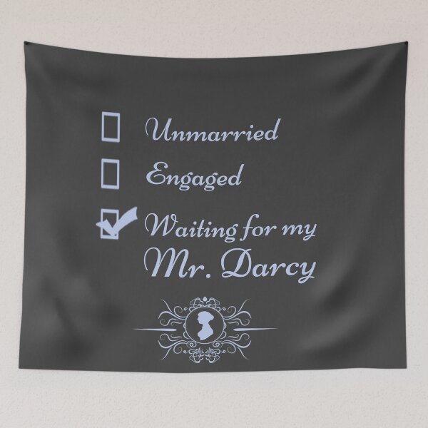 Item preview, Funny Jane Austen Vintage Book Club Waiting for Mr. Darcy  designed and sold by TopTeeShop.