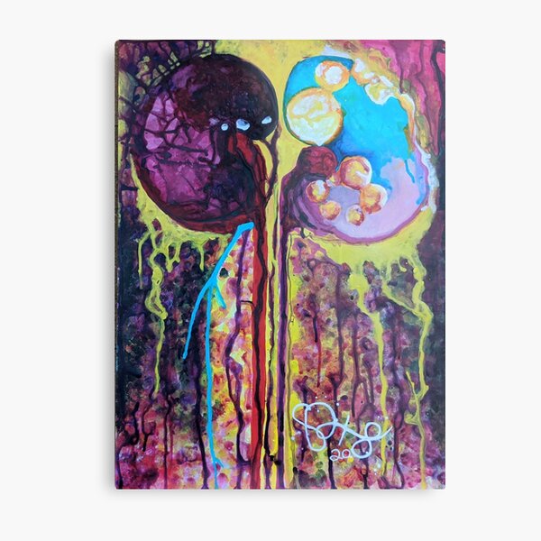 Internal Decay Metal Print