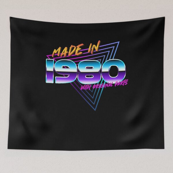 Item preview, made in 1980 • 44th birthday 80s birth year retro designed and sold by KleverOlivier.