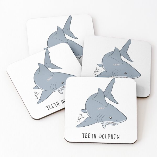 Item preview, Teeth Dolphin - Great White Shark designed and sold by Jonathan Gonzalez-Posada.