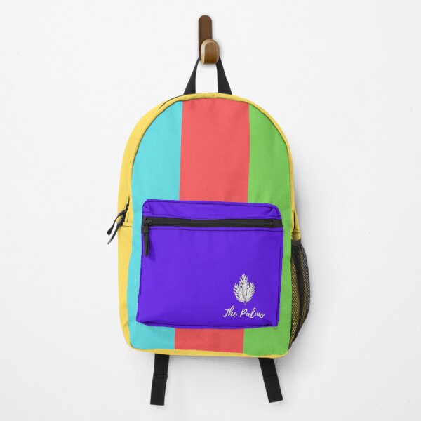 The Palms Blue And Three Color Backpack