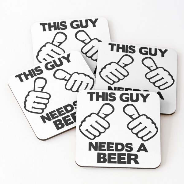 Item preview, This Guy Needs a Beer designed and sold by cartattz.