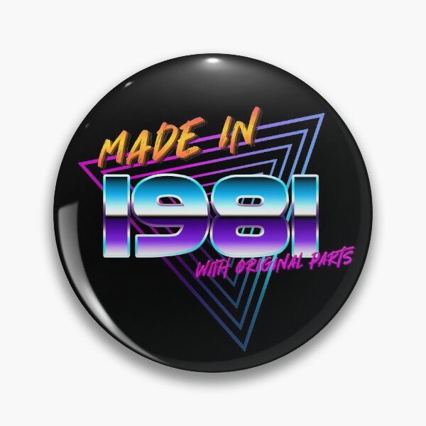 Item preview, made in 1981 • 43rd birthday 80s birth year retro designed and sold by KleverOlivier.