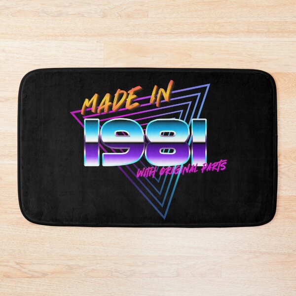 Item preview, made in 1981 • 43rd birthday 80s birth year retro designed and sold by KleverOlivier.
