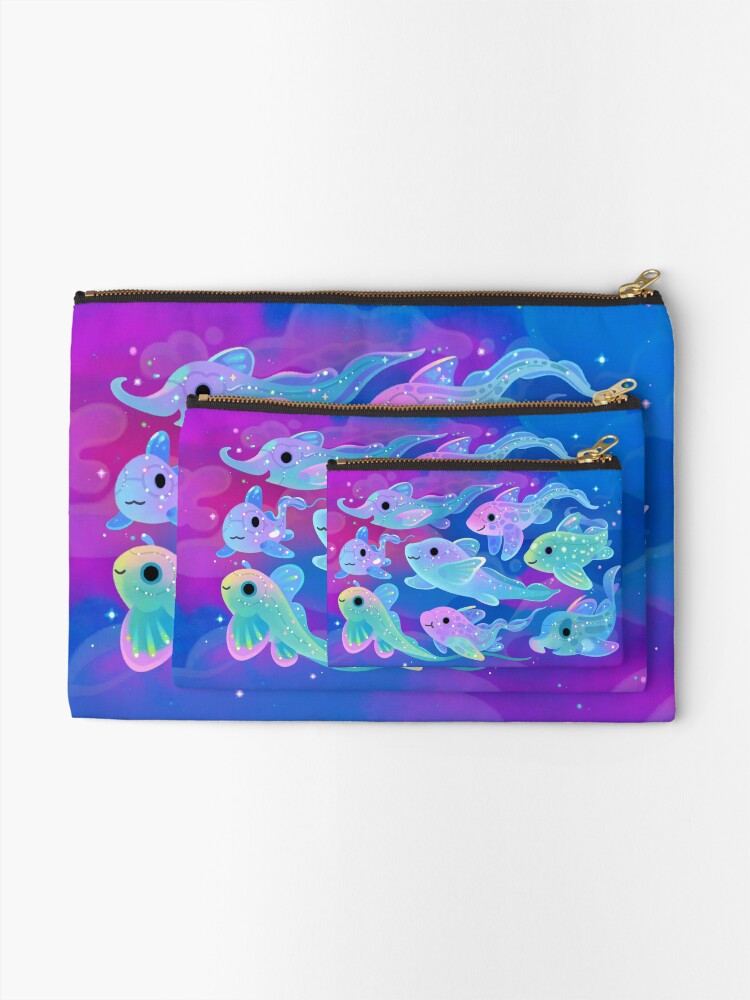Alternate view of Chimaera (Ghost sharks) Zipper Pouch