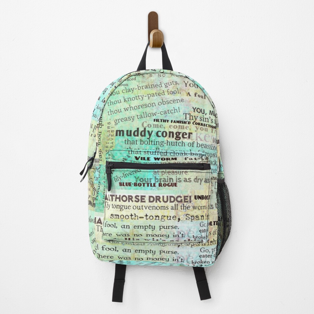 Shakespeare’s Best Insults Backpack