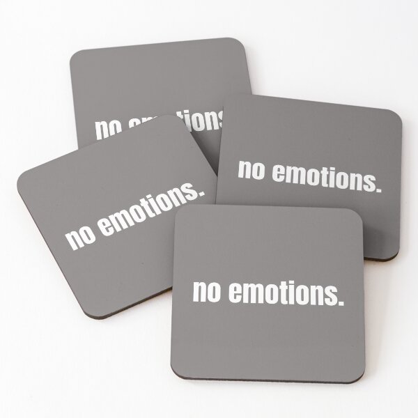 Item preview, no emotions. designed and sold by whitejasmine.