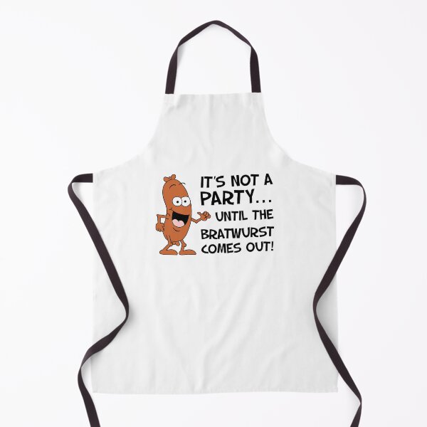 Item preview, It's Not A Party Until The Bratwurst Comes Out Cartoon designed and sold by jaycartoonist.