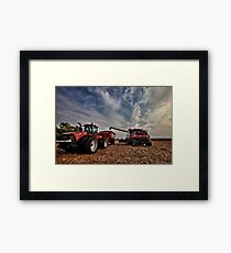 Unloading Framed Print