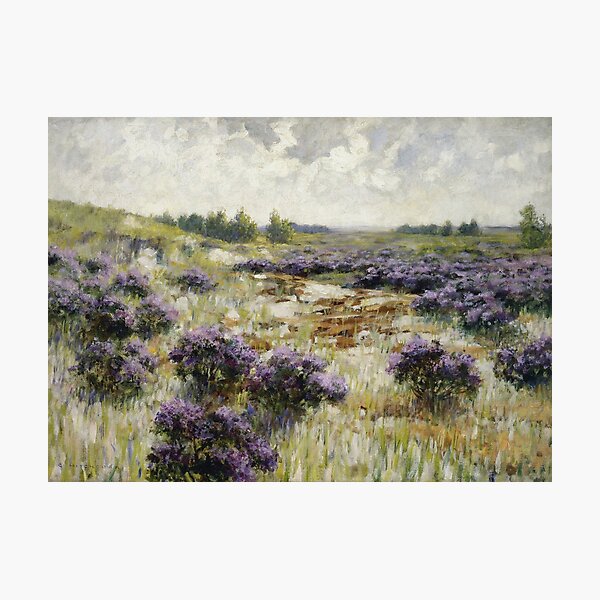 Item preview, George Hitchcock - Field Of Heather designed and sold by artcenter.