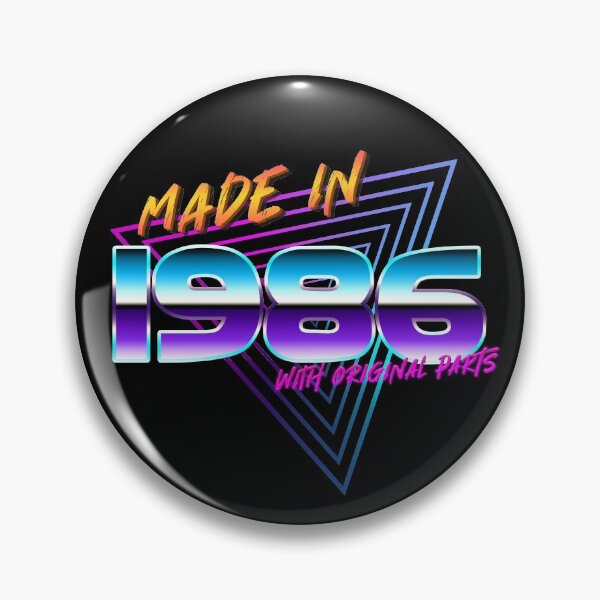 Item preview, made in 1986 • 38th birthday 80s birth year retro designed and sold by KleverOlivier.