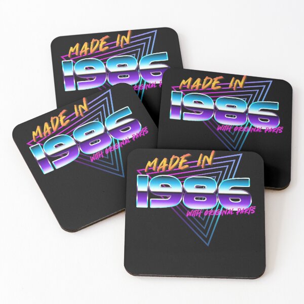 Item preview, made in 1986 • 38th birthday 80s birth year retro designed and sold by KleverOlivier.