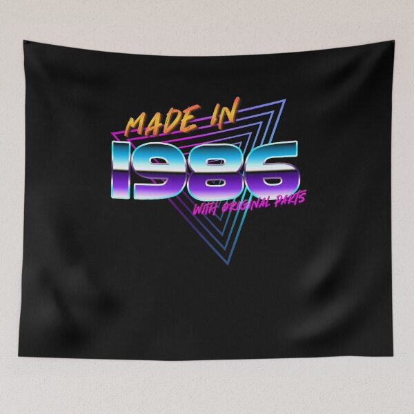 Item preview, made in 1986 • 38th birthday 80s birth year retro designed and sold by KleverOlivier.