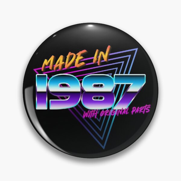 Item preview, made in 1987 • 37th birthday 80s birth year retro designed and sold by KleverOlivier.