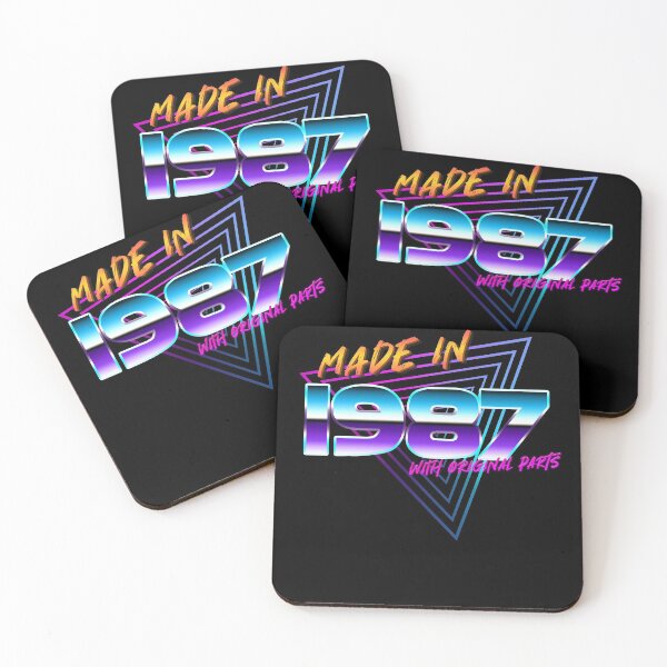 Item preview, made in 1987 • 37th birthday 80s birth year retro designed and sold by KleverOlivier.