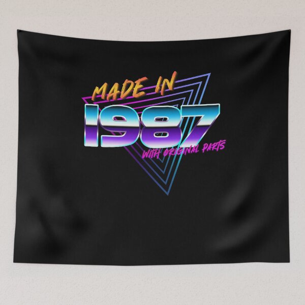Item preview, made in 1987 • 37th birthday 80s birth year retro designed and sold by KleverOlivier.